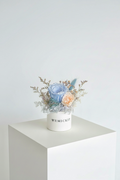 Blue Nude - Preserved Flower Vase Decor