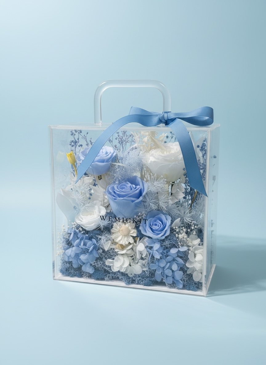 RiverLily - Acrylic Preserved Flower Decor