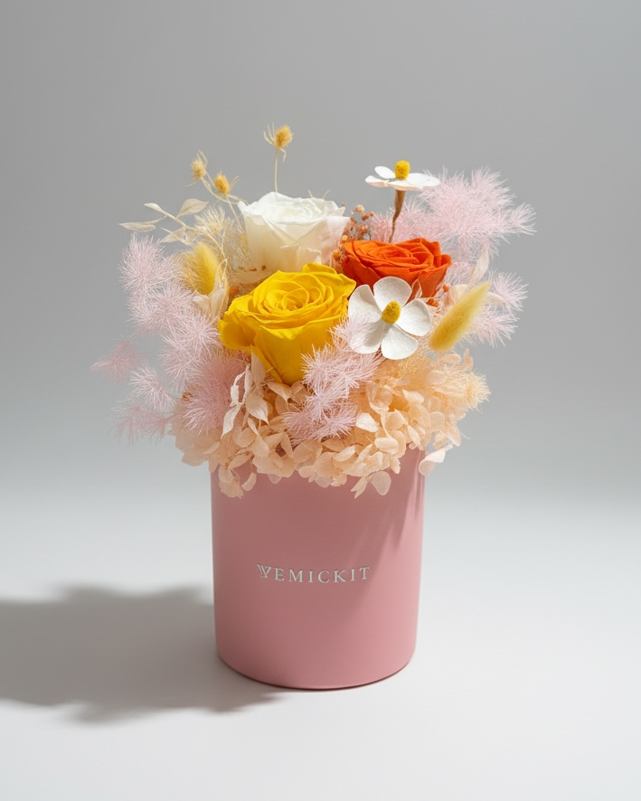 Shining Love - Preserved Flower Vase Decor