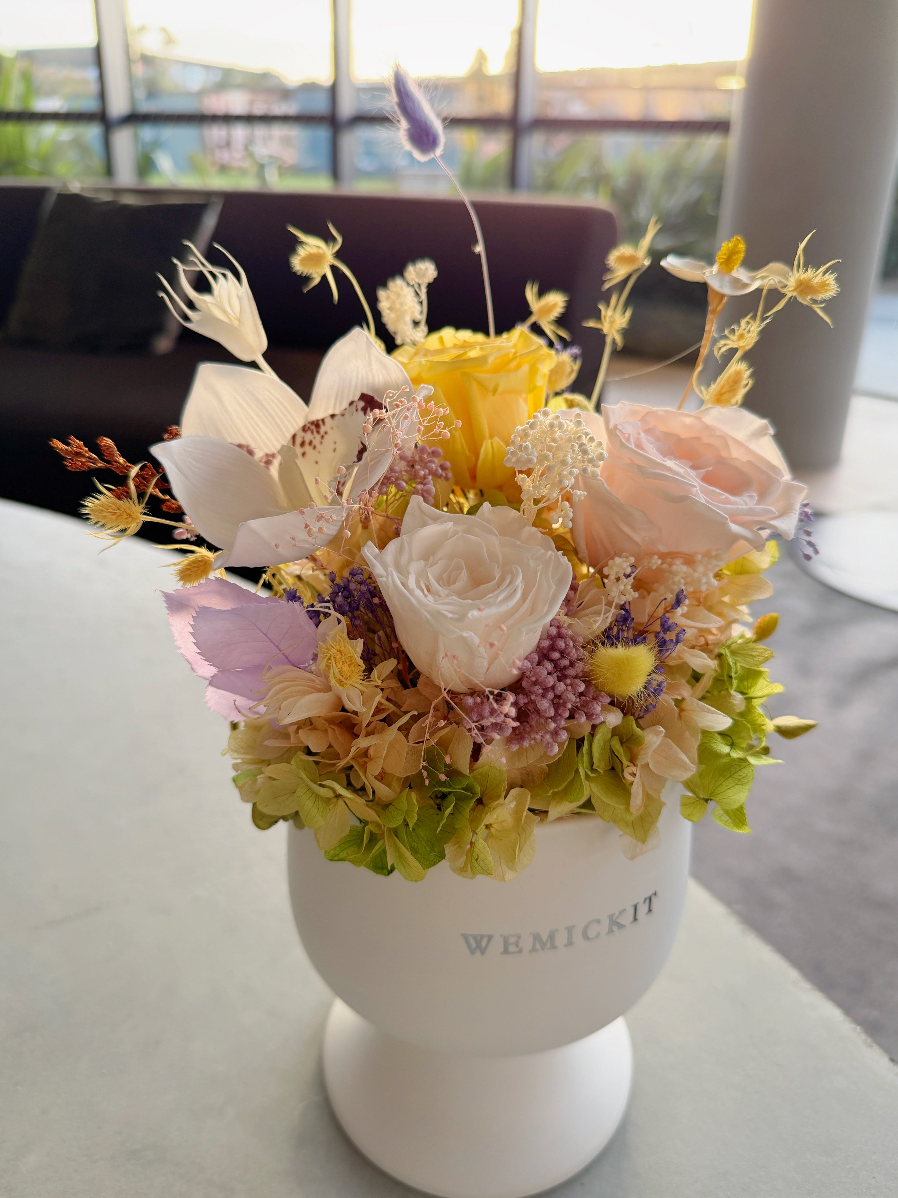 Britney - Preserved Flower Vase Decor