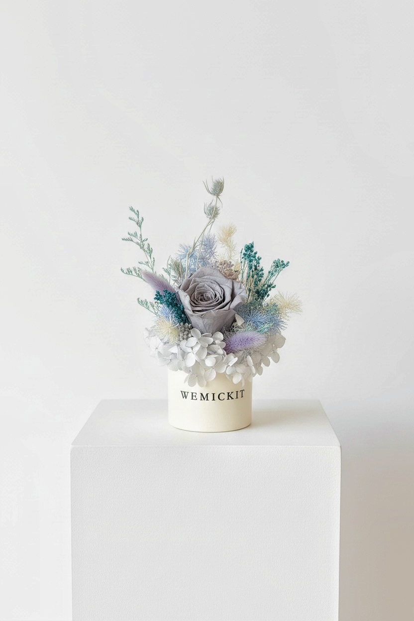 Ash Butterfly - Preserved Flower Vase Decor