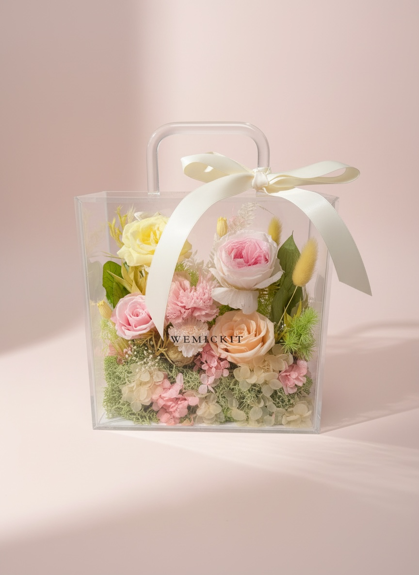 Floral Mist - Acrylic Preserved Flower Decor