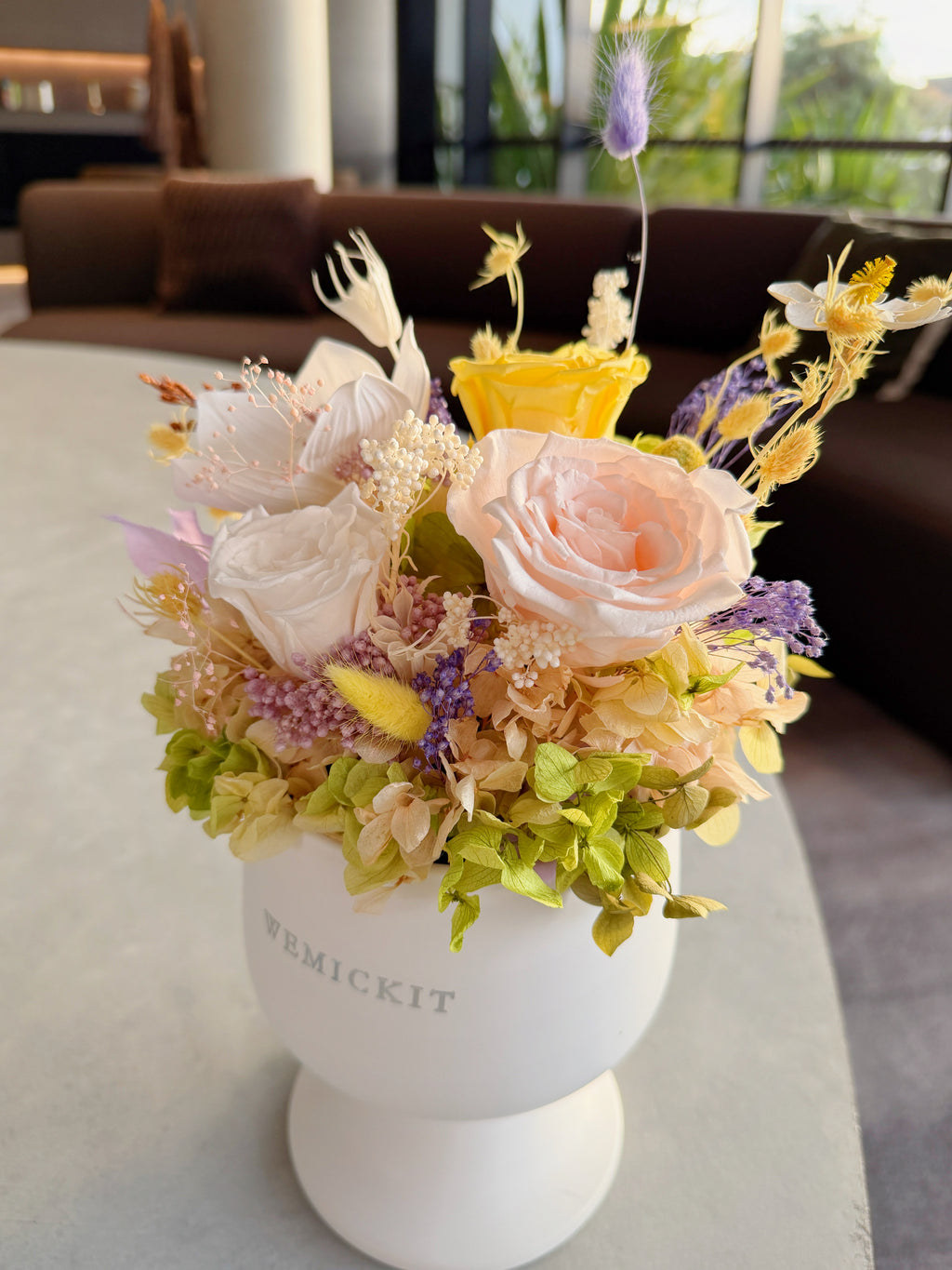 Britney - Preserved Flower Vase Decor