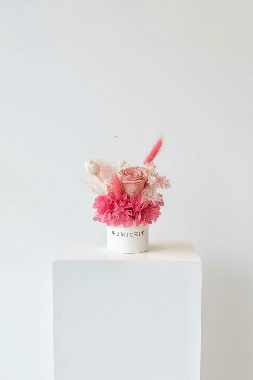 Mila - Preserved Flower Vase Decor
