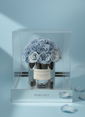 Azure Haze - Acrylic Preserved Flower Decor