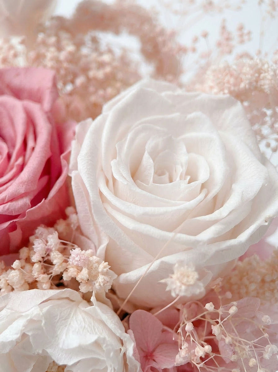 Beloved - Everlasting Preserved Flower in Vase – Pink | Anniversary Gift
