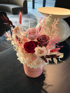 Estrus - Everlasting Preserved Flower in Vase – Pink | Anniversary Gift