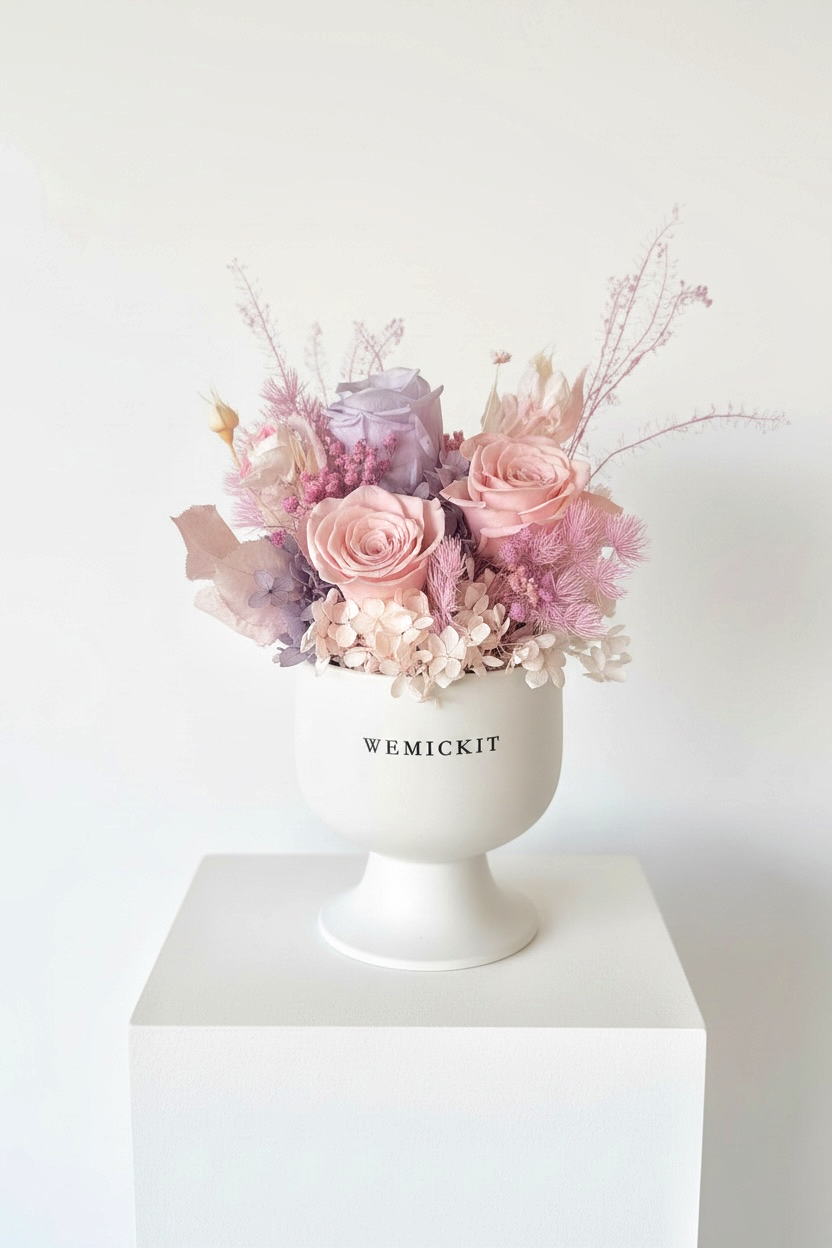 Unicorn - Everlasting Preserved Flower in Vase | Unique Birthday Gift Idea
