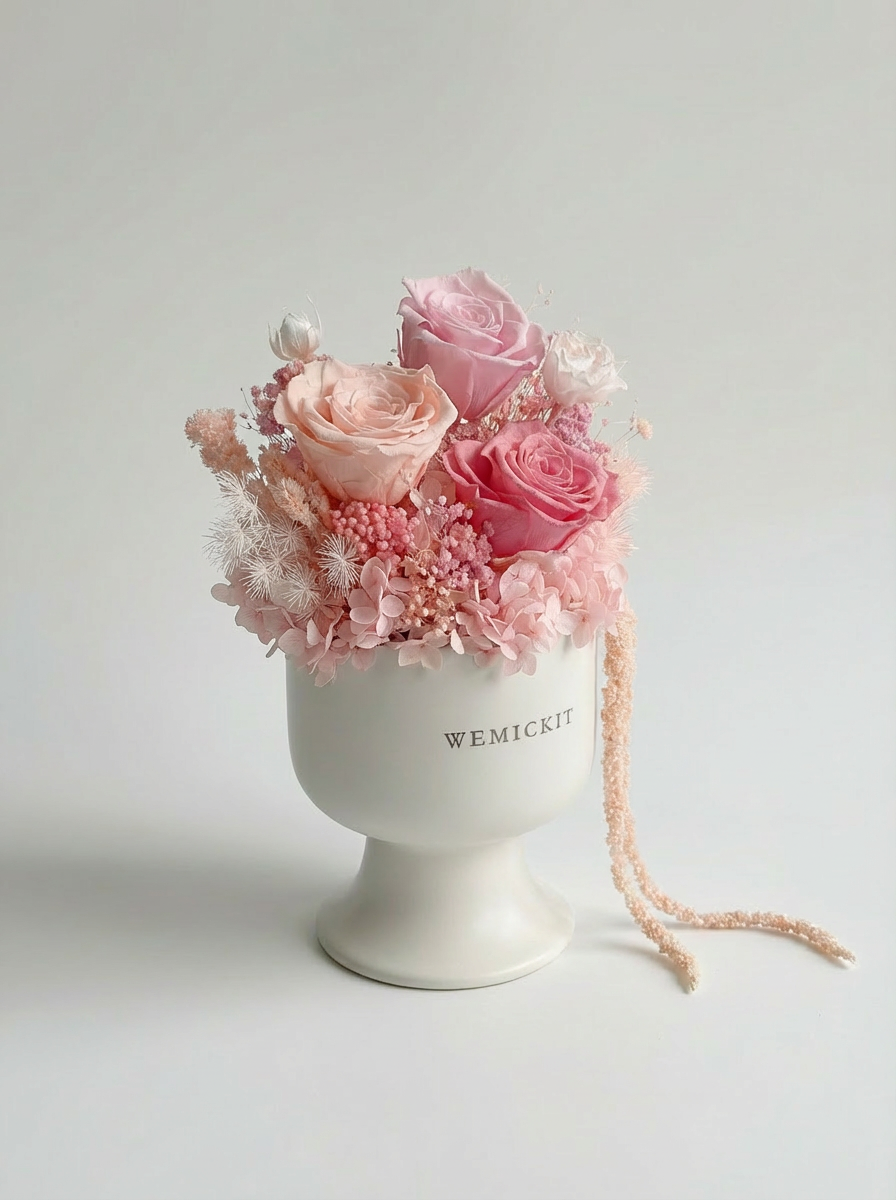 Pink Fairy - Preserved Flower Vase Decor