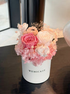 Beloved - Everlasting Preserved Flower in Vase – Pink | Anniversary Gift