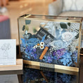 Mystery Garden - Blue | Preserved Flower Glass Box