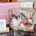 Mystery Garden - Pink | Preserved Flower Glass Box