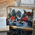 Mystery Garden - Red | Preserved Flower Glass Box (Red)